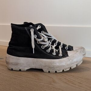 Converse Black and White High-Tops